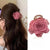 Double-Sided Rose Flower Hair Claw Clip for Half-Up Hairstyles