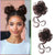 2-Piece Messy Bun with Tendrils Hair Extensions for Women