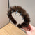 Winter-ready Soft Plush Faux Fur Leopard Pattern Headband