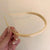 Minimalist Marble Pattern Non-Slip Headband for Stylish Hair Days