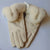 Chic Genuine Leather Gloves with Faux Fur Details for Women
