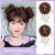 No-Fuss Women's Elastic Messy Curly Hair Bun Scrunchy