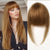Natural Shades Clip-In Blunt Bangs Hair Extension for Women
