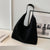 Slouchy Faux Suede Minimalist Shoulder Bag for Women