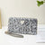 Chic Trend Long Butterfly Sequin Wristlet Wallet for Women