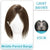 Natural Feel Lightweight Clip-In Middle Part Bangs