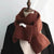 Women's Solid Color Knitted Thick and Warm Winter Scarves