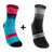 Two Pairs of Sport-Ready Breathable Outdoor Road Cycling Socks