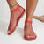 Luxe Glam Style Women's Ultra Comfortable Rhinestone Mesh Flats