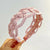 Braided Style Hollowed Out Wide Hairband for Women
