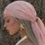 Women's Delicate Solid Color Square Lace Trim Headscarf