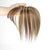 Realistic-Looking Clip-In Hair Topper with Bangs for Women