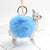 Soft & Cuddly Fluffy Fur Ball Alpaca Keychain Gift Idea