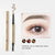 Double-Ended Waterproof Eyebrow Pencil with Brush Makeup Tool