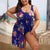 Flattering Plus Size Tummy Control One Piece Swimwear