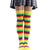Fun & Colorful Rainbow Stripes Over the Knee Stretchy Long Socks