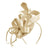 Women's Fascinator with Faux Feather Ribbon Decor Headband