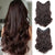 Quick-and-Easy V-shaped Long Wavy Clip-In Hair Extensions