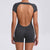 Women's Padded Sporty Jumpsuit for Gym and Fitness Workouts