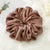 Solid Color Large Thick Satin Silk Elastic Hair Scrunchies