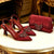 Glistening Rhinestone High-Heel Sandals and Matching Bag Set