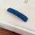 Small & Minimalist Straight Plush Hair Clips in Solid Colors