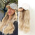 Women's Sporty Cap with Long Straight Hair Extensions