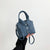 Women’s Mini Crossbody Handbag with Unique Collared Shirt Design