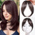 3D Center Parted Clip-In Bangs for Instant Style Upgrade