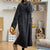 Winter-Ready Long Sleeve Double Pockets Flannel Nightgown