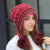 Slouchy Thick Thermal Pom-pom Winter Beanie Hat for Women