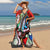 Plus Size Colorful Kaftans Dress Beach Cover Ups for Women