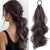 Ultra-light Soft Wavy Texture Ponytail Hair Extension with Rubber Band