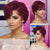 Vibrant Two-Tone Ombre Pixie Cut Hair Wig with Bangs