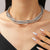 Multi-layer Winding Loop Design Choker Necklace and Bracelet