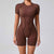 Aesthetic Form-fitting Athletic Sportswear Backless Jumpsuit for Women