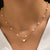 Stylish Women's Faux Pearl and Heart Pendant Layered Necklaces