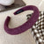 Women's Versatile Fashion Solid Color Plush Headbands