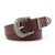 Western-style Leopard Print PU Leather Buckle Belts for Women