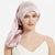 Soft Silk Long Hair Cap with Adjustable Elastic Tie Band