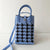 Classic Houndstooth Pattern Knitted Mobile Phone Bag
