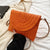 Flat Envelop Style Woven Straw Crossbody Shoulder Bags