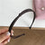 Classic Korean Vintage Style Knotted Thin PU Leather Headband