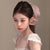 Non-Slip Soft Pleated Chiffon Hair Claws with Big Flower Decor