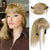 Braided Headband with Clip-In Hair Topper and Bangs