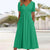 Women's Summer Casual Solid Color Dress with Side Pockets