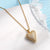 Sparkling Zircon Encrusted Crown Heart Pendant Necklace