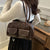 Trendy Women's Glossy Shoulder Bag with Front Pockets
