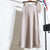 High Rise Satin Skirt with Stretch Waist for Women
