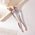 Vibrant U-Shaped Butterfly Hair Sticks with Faux Pearl Details